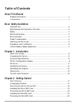 Preview for 3 page of RuggON PX501C8H User Manual