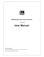 Ruhe Systems RDVR-HQ04 User Manual предпросмотр