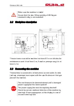 Preview for 8 page of Ruhle MGR 400 Translation Of The Original Instructions