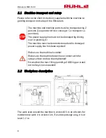 Preview for 8 page of Ruhle MPR 1500 Original Instructions Manual