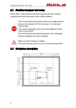 Preview for 8 page of Ruhle SR 1 Turbo Original Instructions Manual