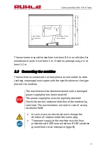 Preview for 9 page of Ruhle SR 1 Turbo Original Instructions Manual