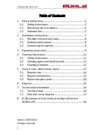 Preview for 2 page of Ruhle SR 2 Turbo Instructions Manual