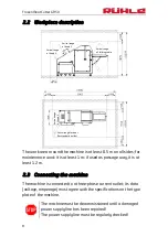 Preview for 8 page of Rühle GR 50 Translation Of The Original Instructions