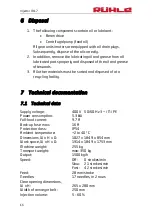 Предварительный просмотр 16 страницы Rühle IR 17 Translation Of The Original Operating Instructions