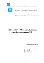 Ruida Technology LFS-ANM-T43 User Manual preview