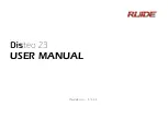 Ruide Disteo 23 User Manual preview