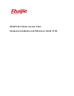 Preview for 1 page of Ruijie Networks RG-AP320-I Series Hardware  Installation And Reference Manual