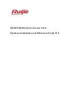 Ruijie Networks RG-AP520(DA) Series Hardware  Installation And Reference Manual предпросмотр