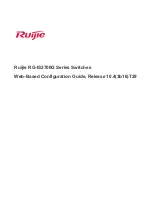 Preview for 1 page of Ruijie Networks RG-IS2700G Series Web-Based Configuration Manual