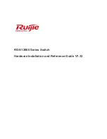 Предварительный просмотр 1 страницы Ruijie Networks RG-S12006 Hardware  Installation And Reference Manual