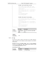 Предварительный просмотр 1087 страницы Ruijie Networks RG-S2600E Series Cli Reference Manual