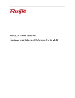 Ruijie Networks RG-S6220-24XS Hardware  Installation And Reference Manual preview