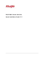 Ruijie Networks RG-S7808C Series Quick Installation Manual preview