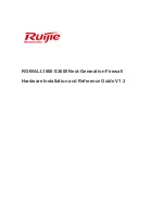 Ruijie Networks RG-WALL1600-S3600 Hardware  Installation And Reference Manual preview