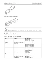 Preview for 5 page of Ruijie FE-eSFP-LH15-SM1310 Installation And Reference Manual