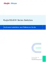 Предварительный просмотр 1 страницы Ruijie Reyee RG-ES106D-P Hardware  Installation And Reference Manual