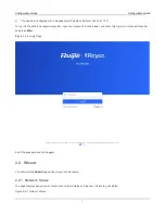 Предварительный просмотр 7 страницы Ruijie Reyee RG-EW1200 Web-Based Configuration Manual