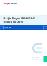 Ruijie Reyee RG-NBR-E Series Cookbook предпросмотр