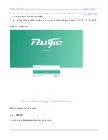 Предварительный просмотр 7 страницы Ruijie Reyee Series Configuration Manual