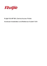 Ruijie RG-AP720-L Series Hardware  Installation And Reference Manual предпросмотр