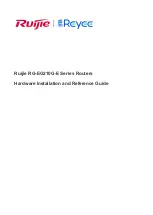 Preview for 1 page of Ruijie RG-EG210G-E Series Hardware  Installation And Reference Manual