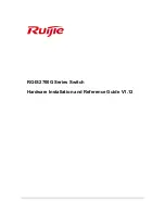 Предварительный просмотр 1 страницы Ruijie RG-IS2706G Hardware  Installation And Reference Manual