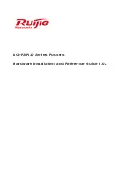 Ruijie RG-R SR30 Series Hardware  Installation And Reference Manual preview