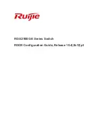 Ruijie RG-S2900G-E Series Configuration Manual предпросмотр