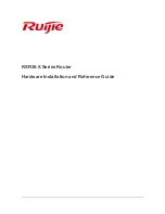 Preview for 1 page of Ruijie RSR30-X-SPU10 Hardware  Installation And Reference Manual