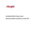 Ruijie XS-S1960-48GT4SFP-H Series Hardware  Installation And Reference Manual предпросмотр