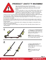 Предварительный просмотр 2 страницы Rukket FAT BOY REBOUNDER Assembly Instructions