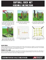 Preview for 2 page of Rukket SOFTBALL SOCK NET Assembly Instructions