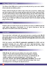 Preview for 8 page of Rumberger K1X User Manual