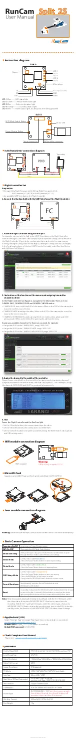 RunCam Split 2S User Manual preview