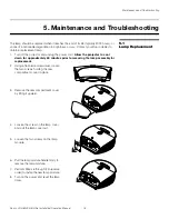 Предварительный просмотр 89 страницы Runco LIGHTSTYLE LS-HB Installation & Operation Manual