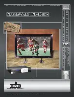 Preview for 1 page of Runco PlasmaWall PL-43HDX Specifications