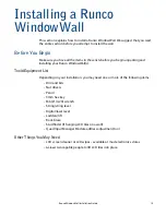 Предварительный просмотр 29 страницы Runco WindowWall Installation Manual