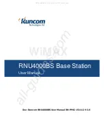 Preview for 1 page of Runcom Technologies RNU4000BS User Manual