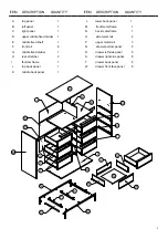 Предварительный просмотр 5 страницы Runfine DESA 8 Drawer Dresser Assembly Instructions Manual