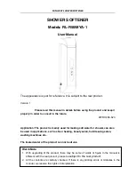 Preview for 1 page of Runlucky RL-R50/MYA-1 User Manual