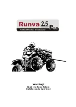 Runva 2.5 PSD Manual preview