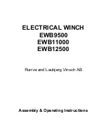 Предварительный просмотр 1 страницы Runva EWB11000 Assembly & Operating Instructions