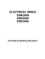 Предварительный просмотр 1 страницы Runva EWK2000 Assembly & Operating Instructions