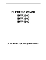 Runva EWP2500 Assembly & Operating Instructions preview