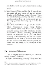 Preview for 31 page of RuoShui VR-86D Operation Manual