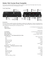 Предварительный просмотр 2 страницы Rupert Neve Designs Fidelice 7566 User Manual