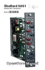 Preview for 1 page of Rupert Neve Designs Shelford 5051 Operation Manual