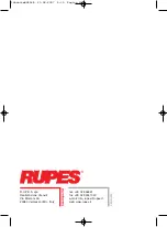 Preview for 28 page of Rupes BH252R Operating Instructions Manual