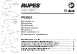 Preview for 1 page of Rupes FR32ES Translation Of Original Operating Instructions